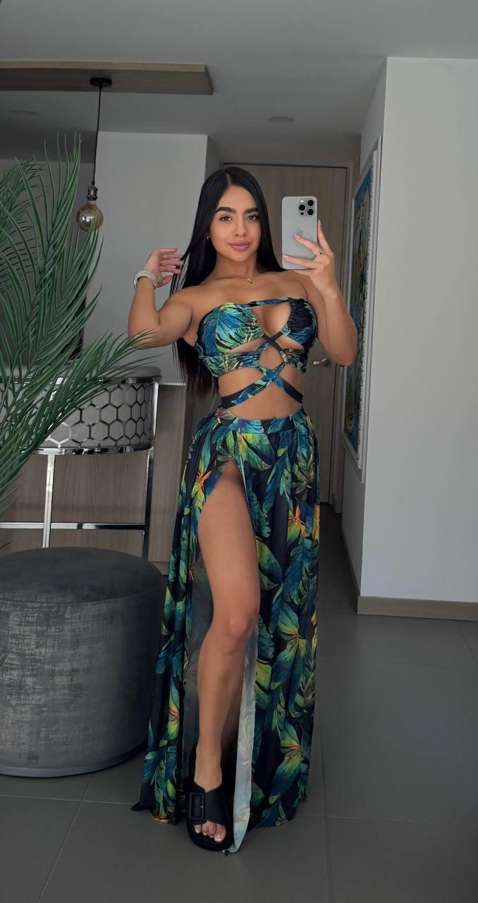 Tropical Goddess Cover-Up Set