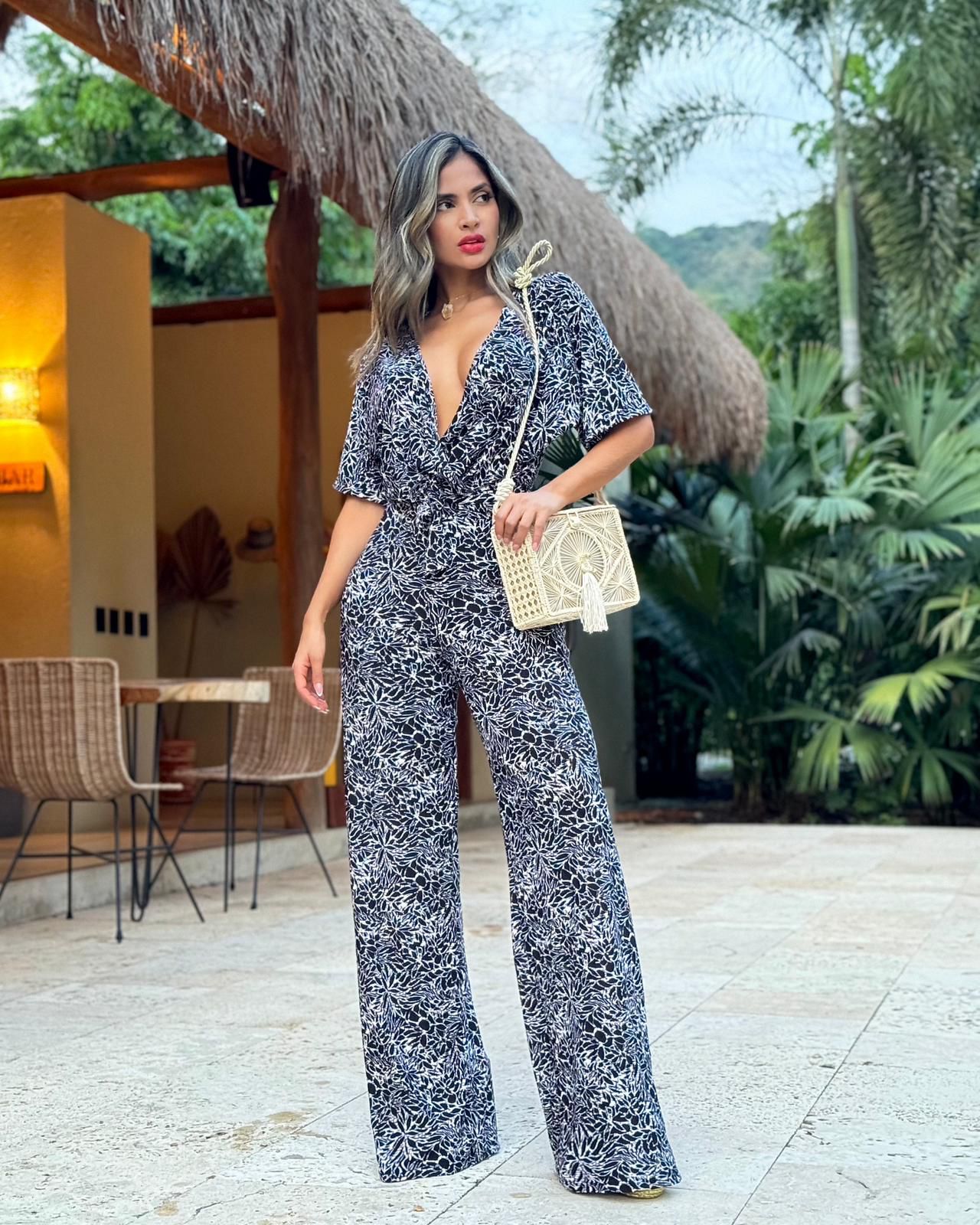 Black and White Jumpsuit