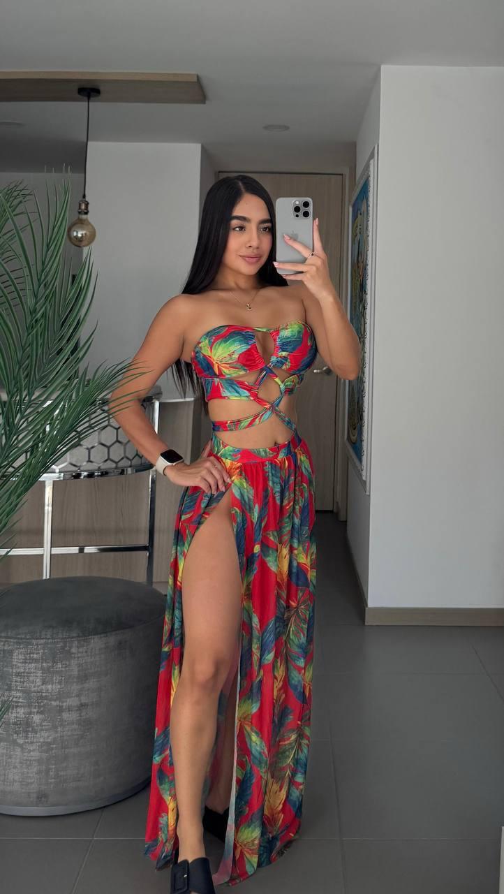 Tropical Goddess Cover-Up Set