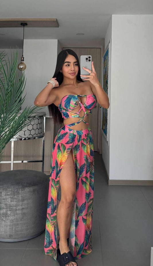 Tropical Goddess Cover-Up Set